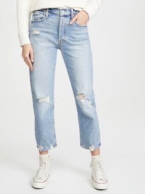 Mother Superior The Tomcat Jeans in Light Wash